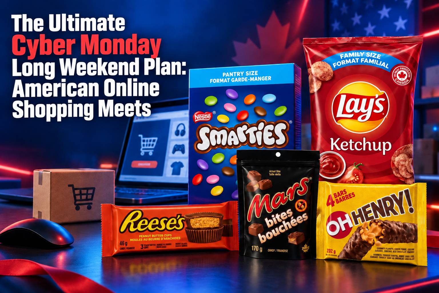The Ultimate Cyber Monday Long Weekend Plan: American Online Shopping Meets Canadian Snacks