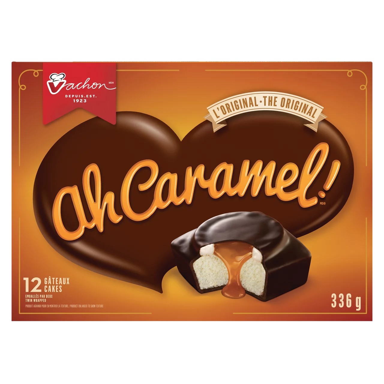 Vachon Ah Caramel Original Cakes - 336gram