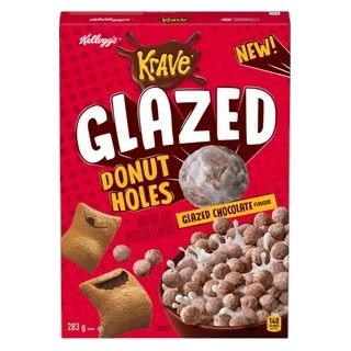 Krave Glazed Chocolate Donut Holes Cereal 283g