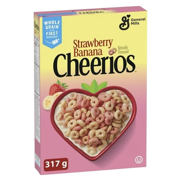 Cheerios Strawberry Banana Cereal 317g