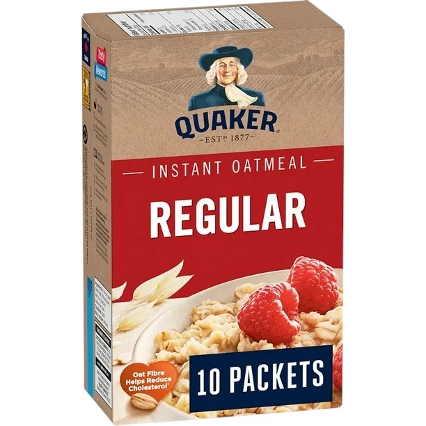 Quaker Regular Instant Oatmeal - 280 gram