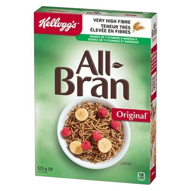 Kellogg's All-Bran Original Cereal - 525 gram