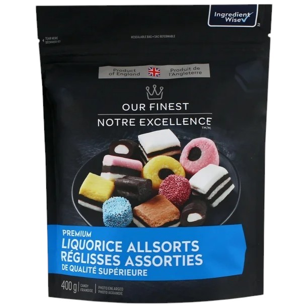Our Finest Premium Licorice Allsorts 400 gram