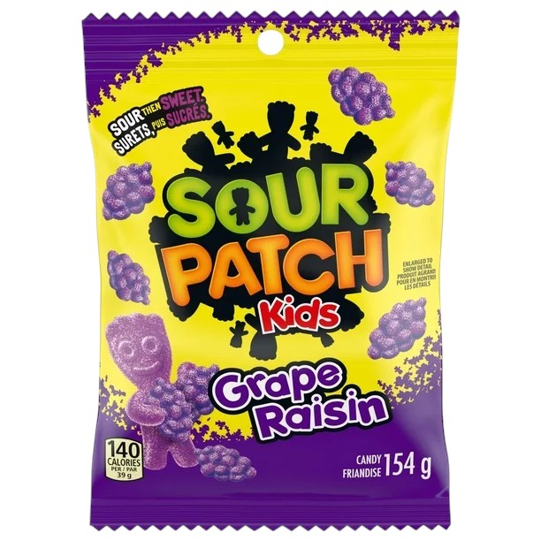 Maynards Sour Patch Kids Grape Raisin 154 gram