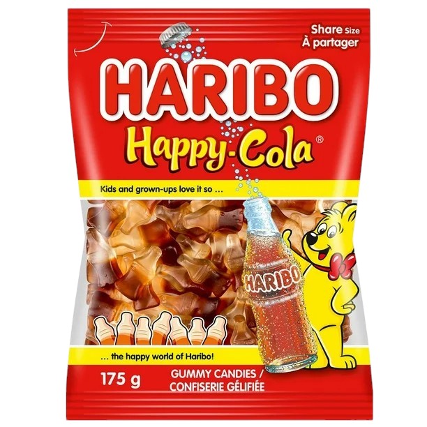Haribo Happy Cola Gummy Candy 175 gram