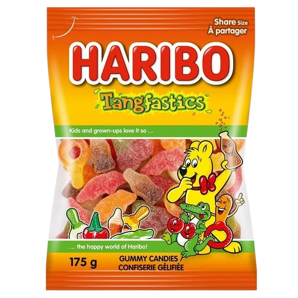 Haribo Tangfastics Gummy Candy 175 gram