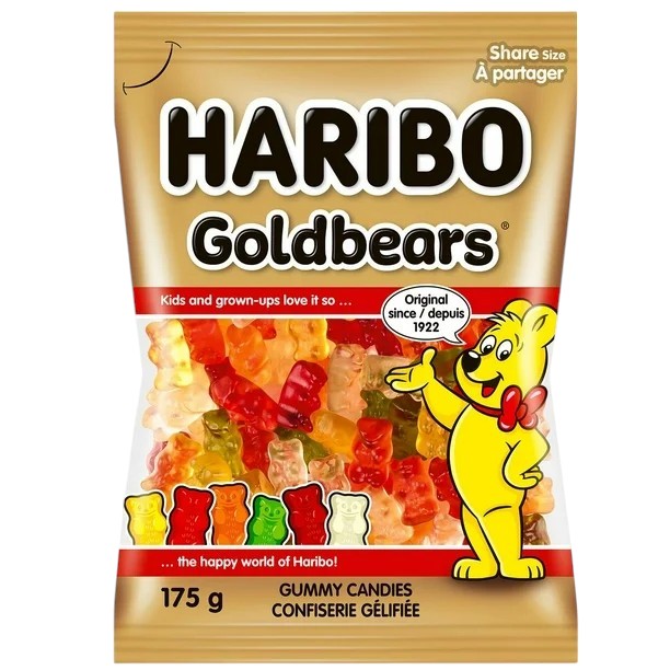 Haribo Goldbears Gummy Candy 175 gram