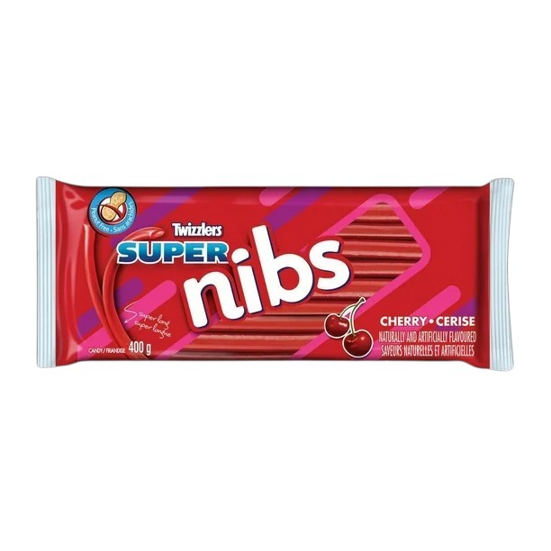Twizzlers Super Nibs Cherry - 400 gram