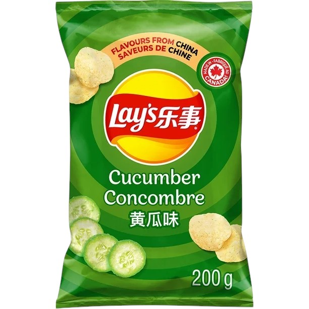 Lay's Potato Chips Cucumber 200 gram