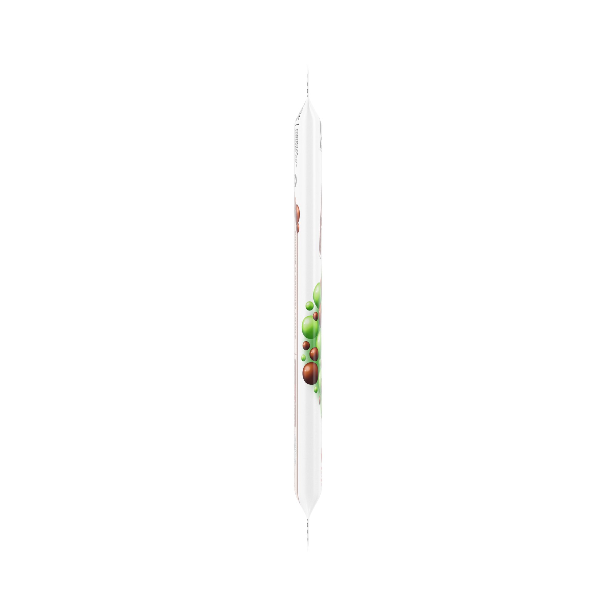 Side profile of AERO Peppermint Chocolate Bar package showing its slim chocolate bar packaging