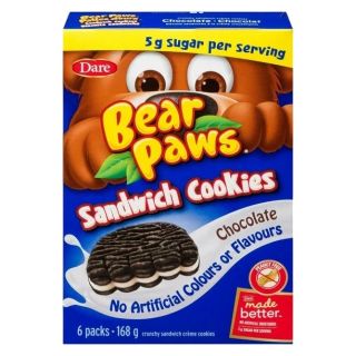 Bear Paws Sandwich Cookies Vanilla 168gram