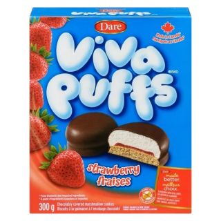 Viva Puffs Strawberry Cookies - 300g