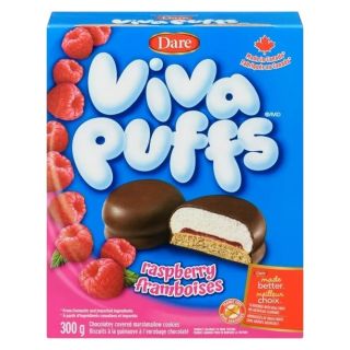Viva Puffs Raspberry Cookies - 300g