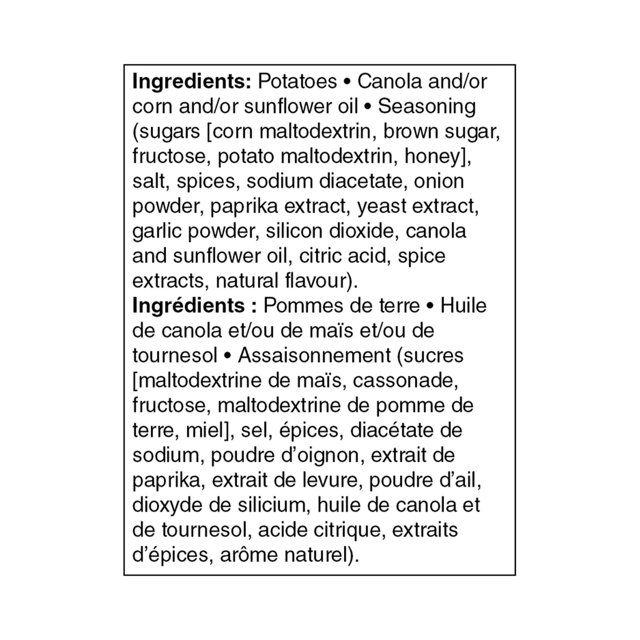 Ingredient Wise information for Great Value Hot Honey Chips listing ingredients the product is made without