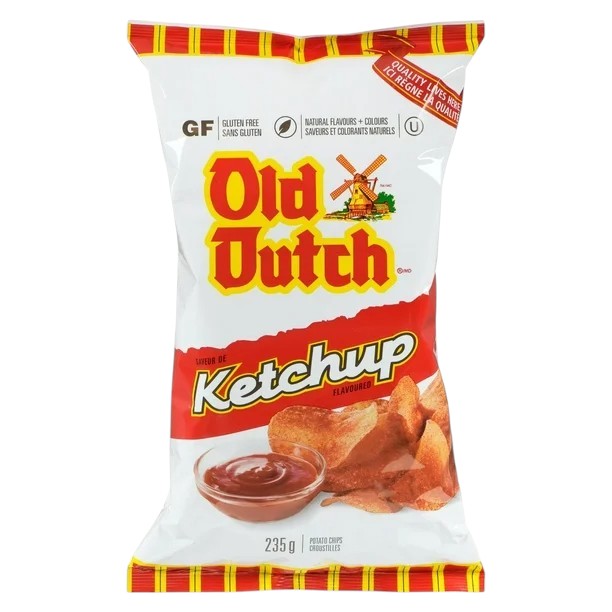 Old Dutch Ketchup Potato Chips 235gram