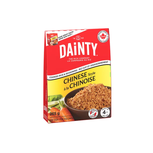 Dainty Cooked Rice & Seasoning - Chinese Style, Chinese Flavoured Rice