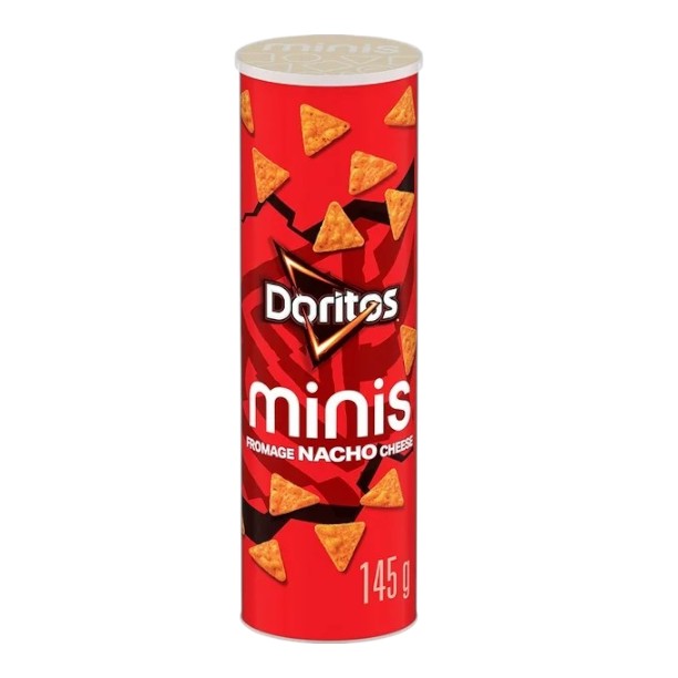 Doritos Minis Nacho Cheese Tortilla Chips 145 gram