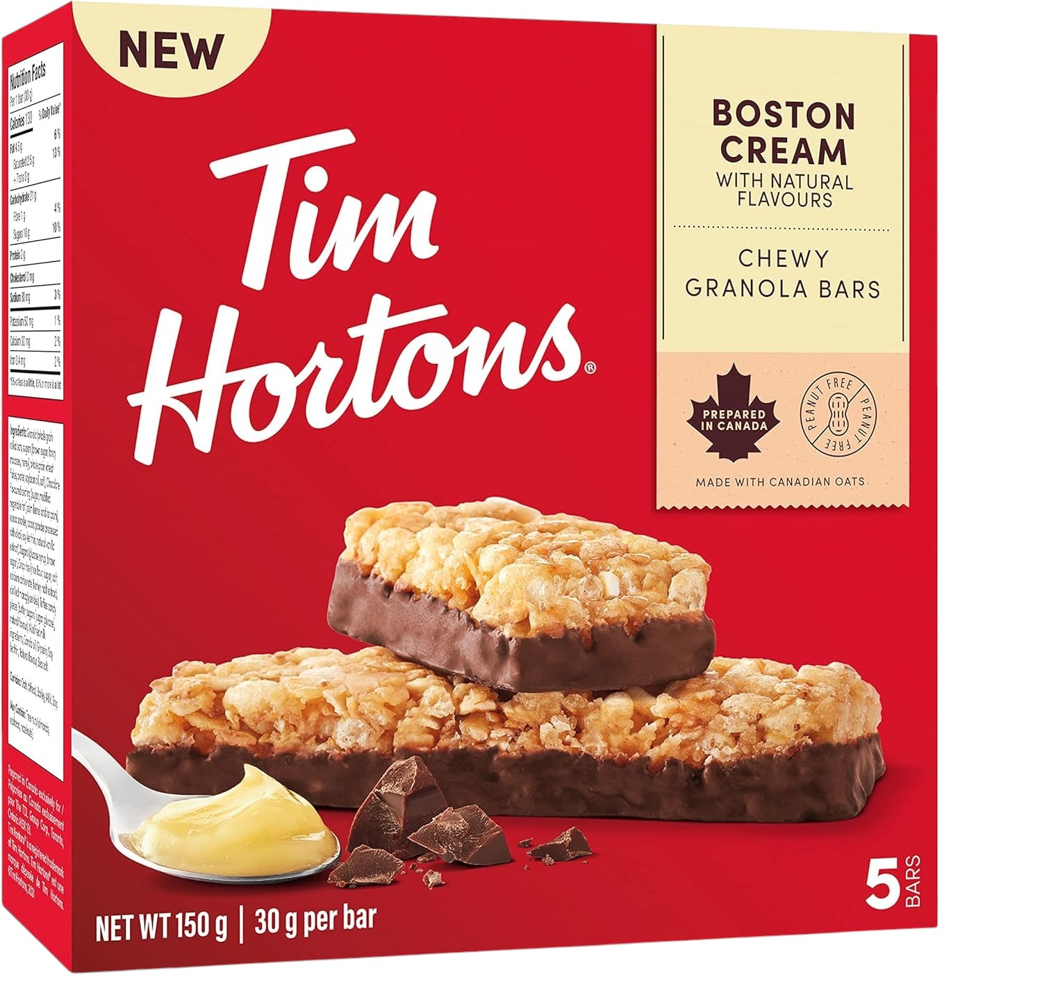 Tim Hortons Boston Cream Granola Bar 150 gram