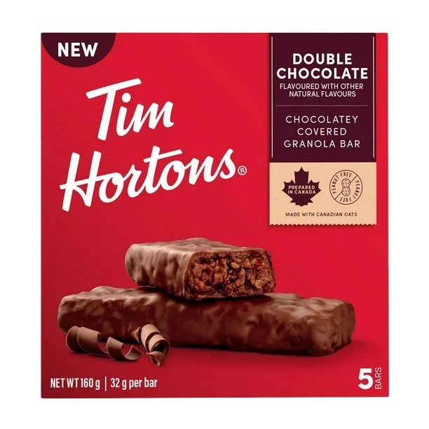 Tim Hortons Granola Bar Double Chocolate 160 gram