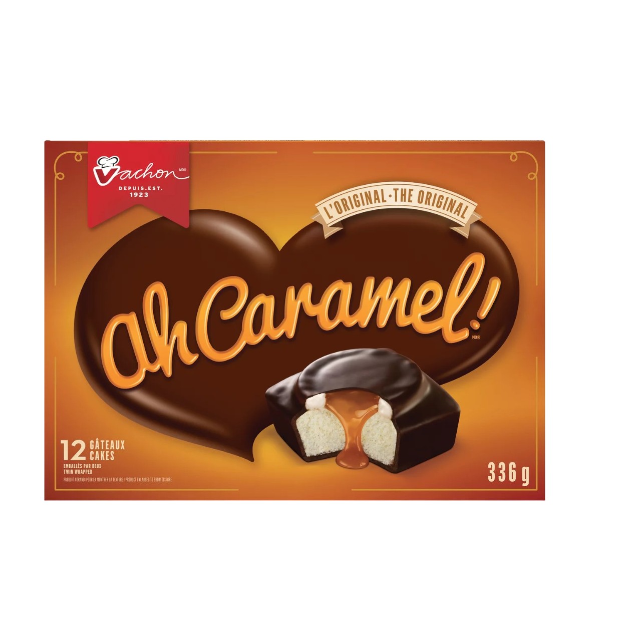 Vachon Ah Caramel Original Cakes - 336 gram