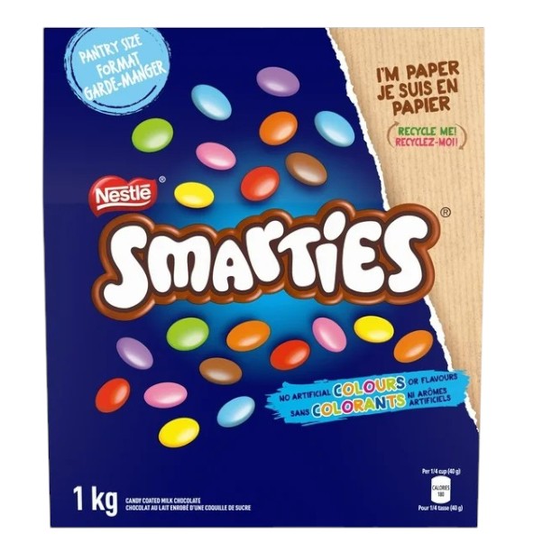 SMARTIES Candy Coated Milk Chocolate Pantry Size 1 kg