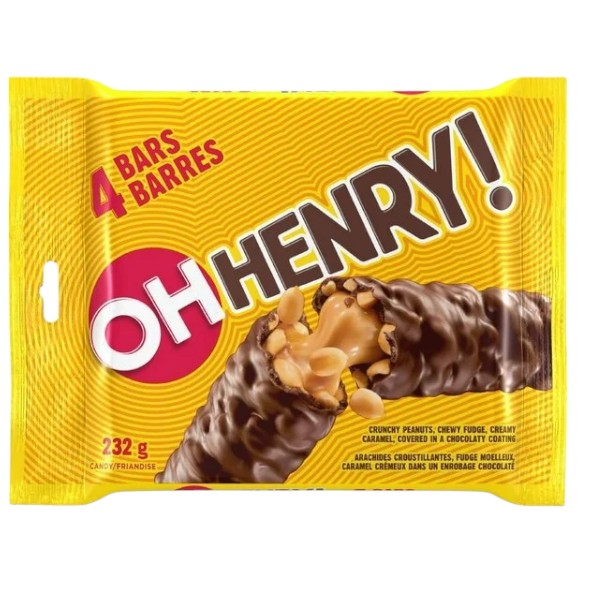 OH HENRY! Chocolatey Bars, 4 * 58g