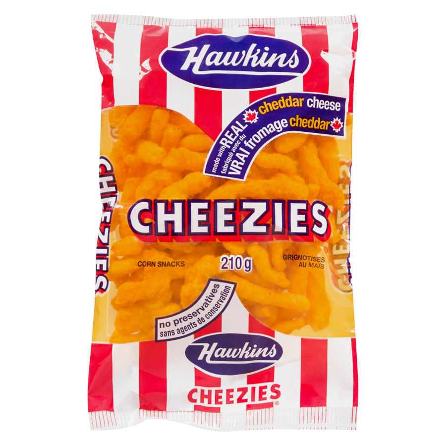 Hawkins Cheezies 210 g