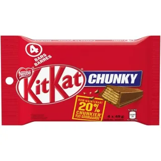 NESTLE KitKat Chunky Milk Chocolate Wafer Bars Multipack
