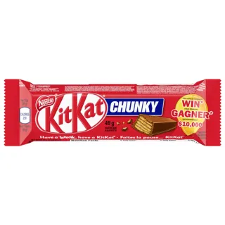 NESTLE KITKAT CHUNKY Milk Chocolate Wafer Bar 49 g