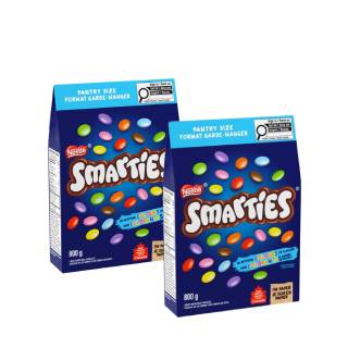 Canadian SMARTIES Candy Coated Milk Chocolate Pantry Size 1 kg (2 Pack)