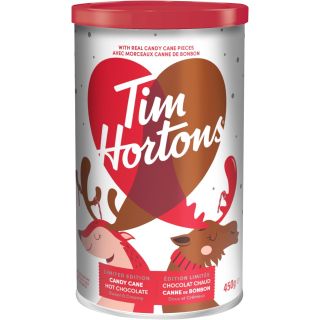 Tim Hortons Candy Cane Hot Chocolate Beverage Mix 450g